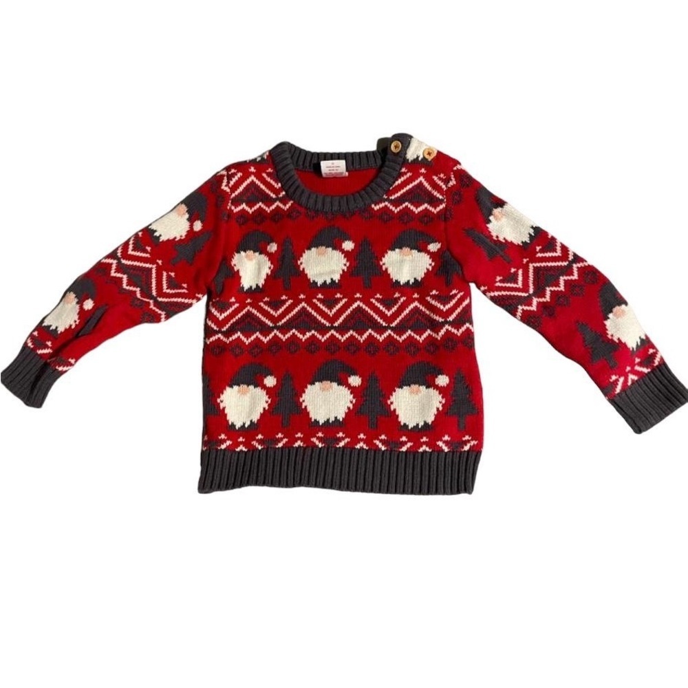 Holiday time Christmas sweater Boy 4t
